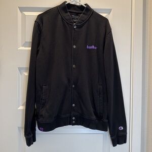Twitch Champion Jersey Athletic Bomber Jacket Blouson Black US Men’s Medium M
